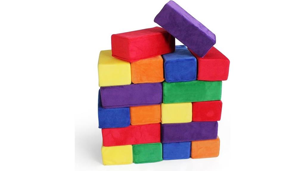 premium plush building blocks