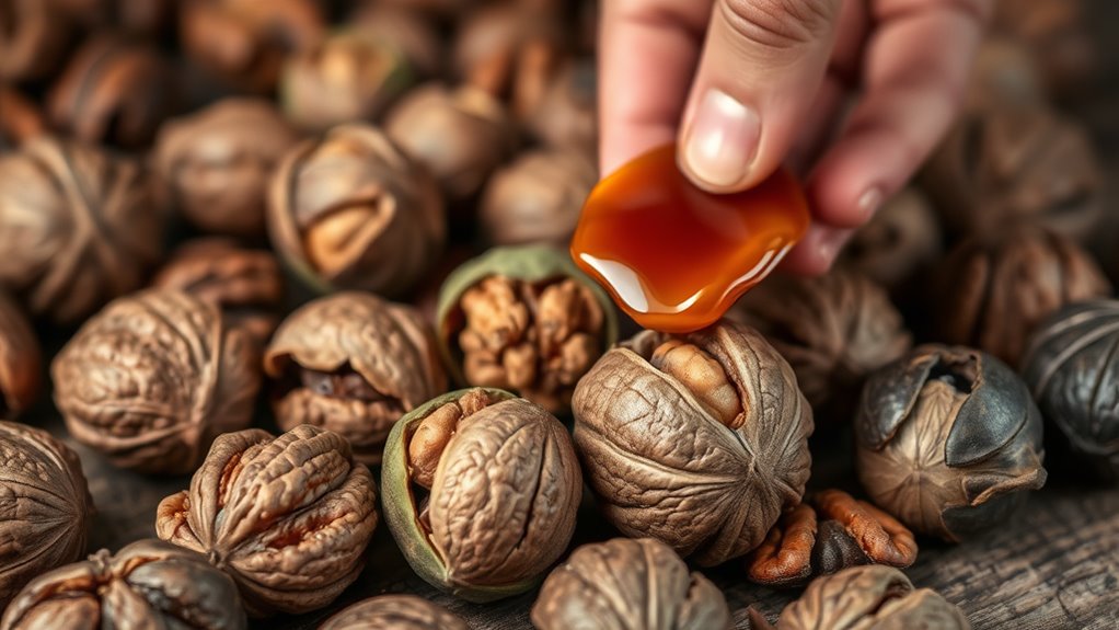 proper black walnut harvesting process