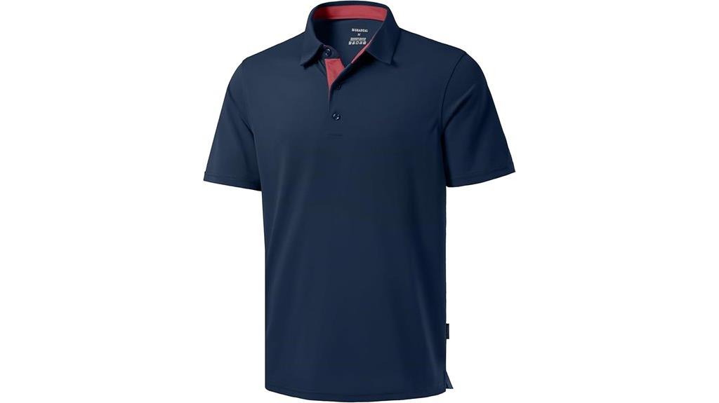 quick dry golf polo