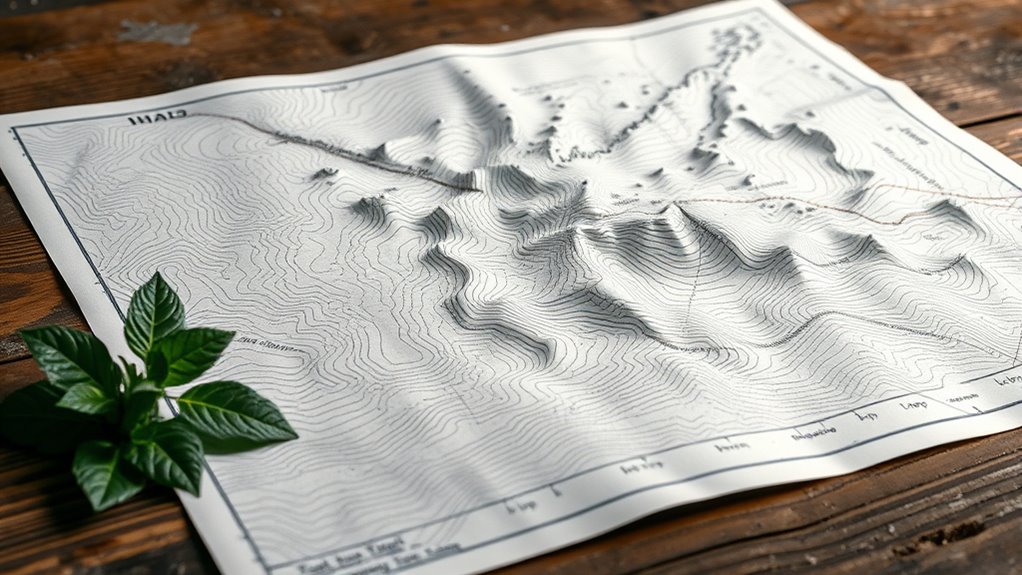 reading contour maps moisture
