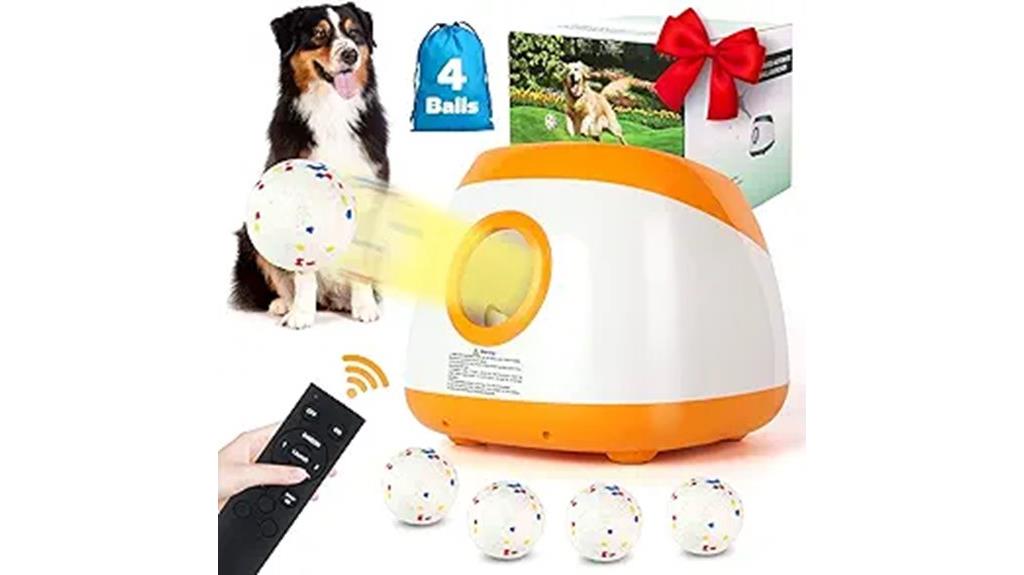 remote rechargeable ball launcher