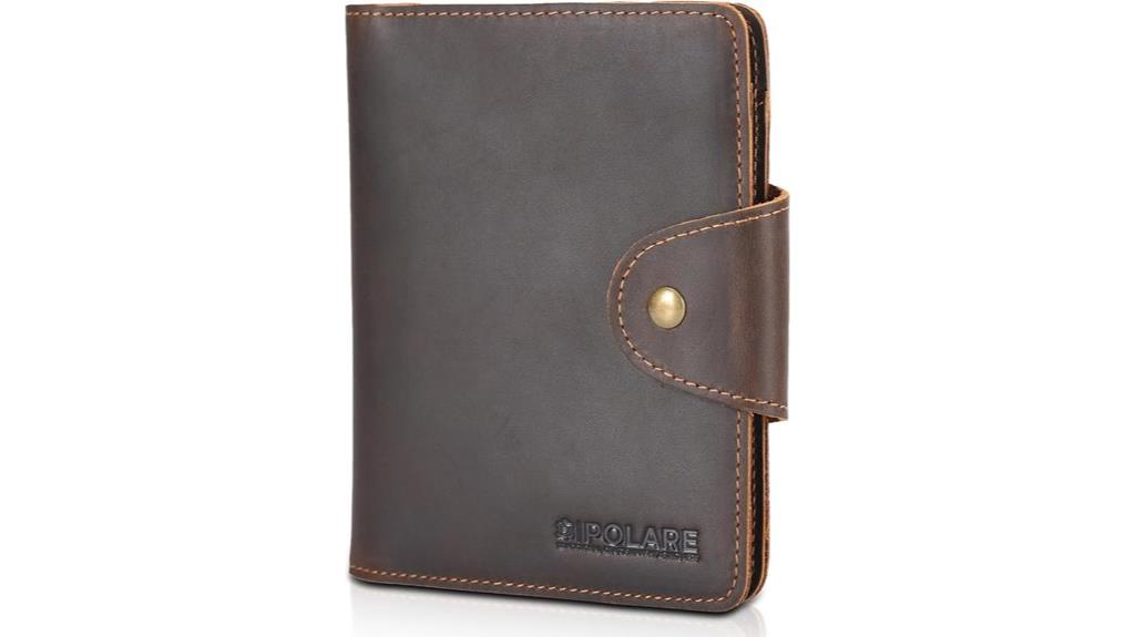 rfid blocking leather wallet