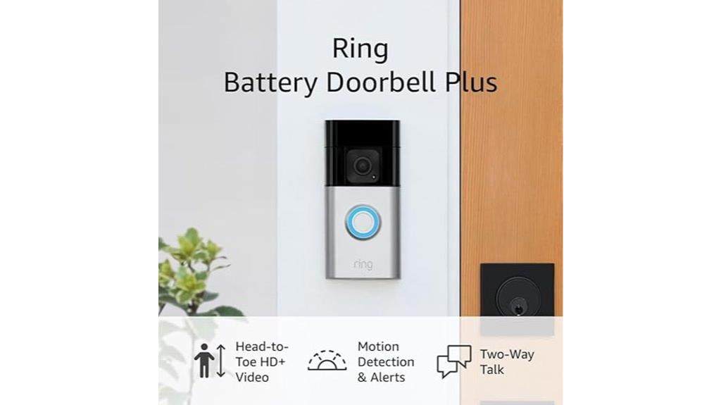 ring plus video doorbell