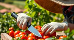 safe harvesting knife skills