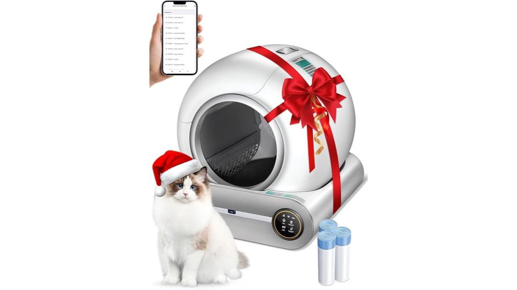 self cleaning app controlled litter