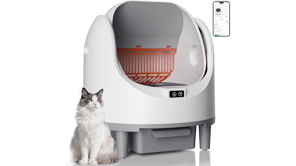 self cleaning cat litter box