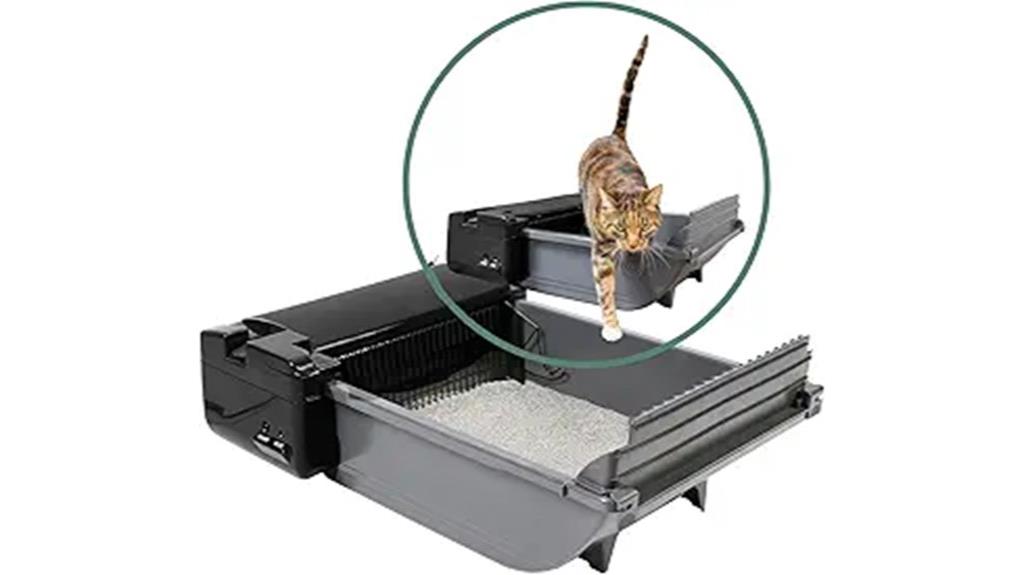self cleaning litter box