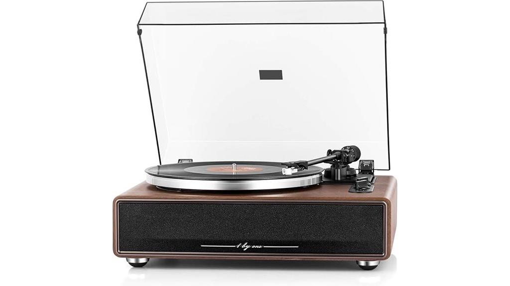 single unit high fidelity turntable