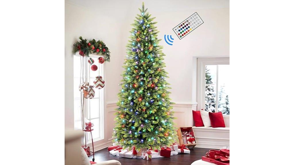 six foot pre lit artificial tree