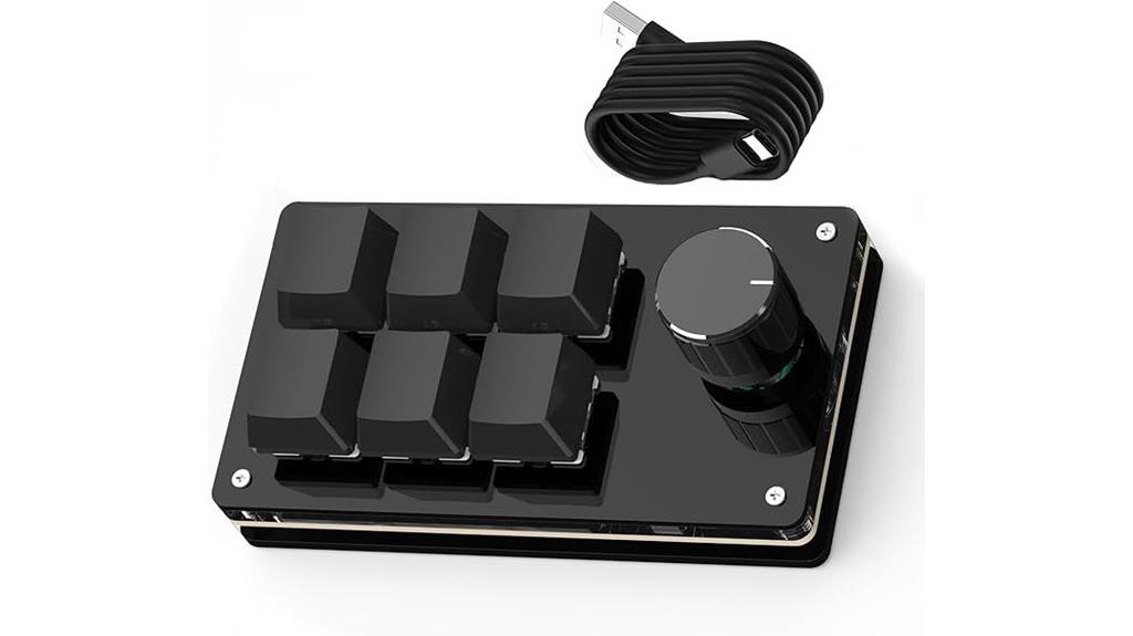 six key mechanical keyboard