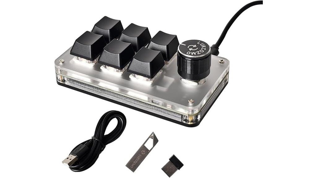 six key mechanical macro pad