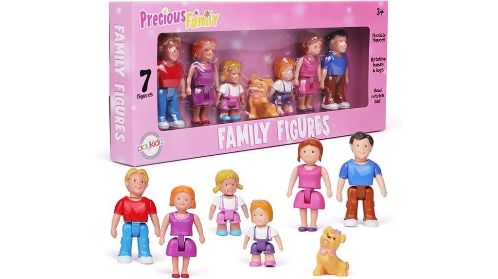 small toy family figures