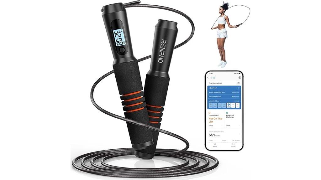 smart jump rope with app