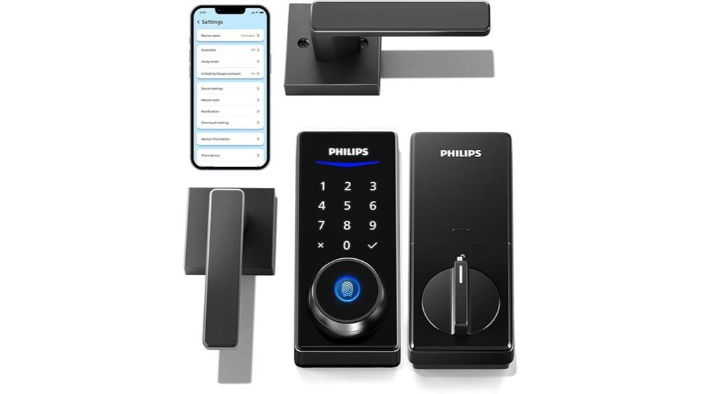 smart lock with handles