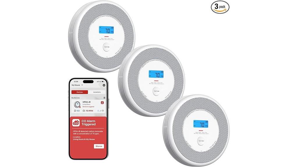 smart smoke co detector pack