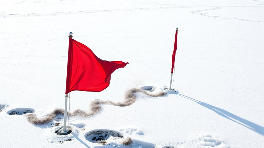 snow soot scent contrast