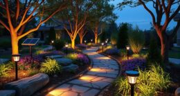solar powered motion sensor lights