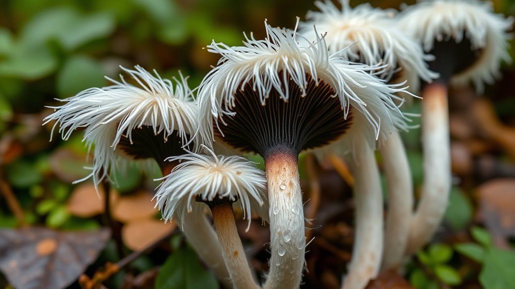 striking wispy edible fungi