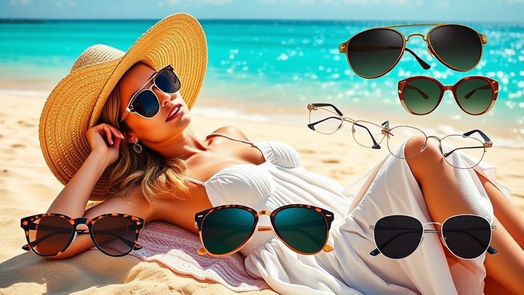 stylish summer sunglasses