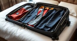 stylish wheeled travel garments