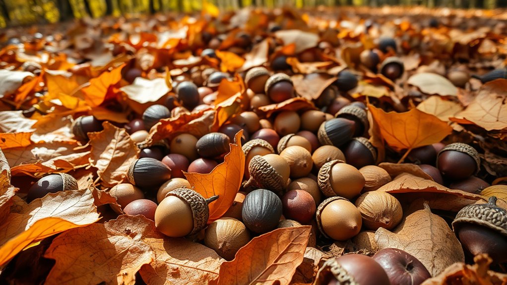 sustainable fall nut harvesting