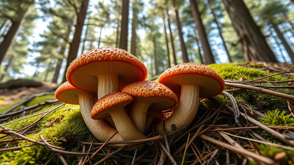 sustainable matsutake mushroom foraging