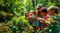 teaching kids safe foraging