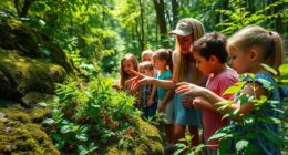 teaching kids safe foraging