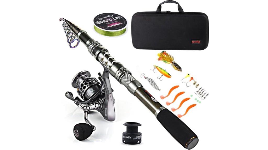 telescopic combo with carrier
