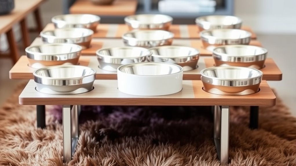 top adjustable pet bowls