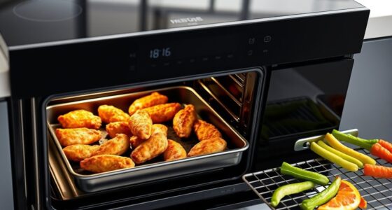 top air fry induction ranges