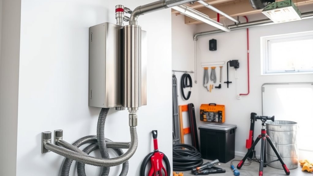 top central vacuum kits