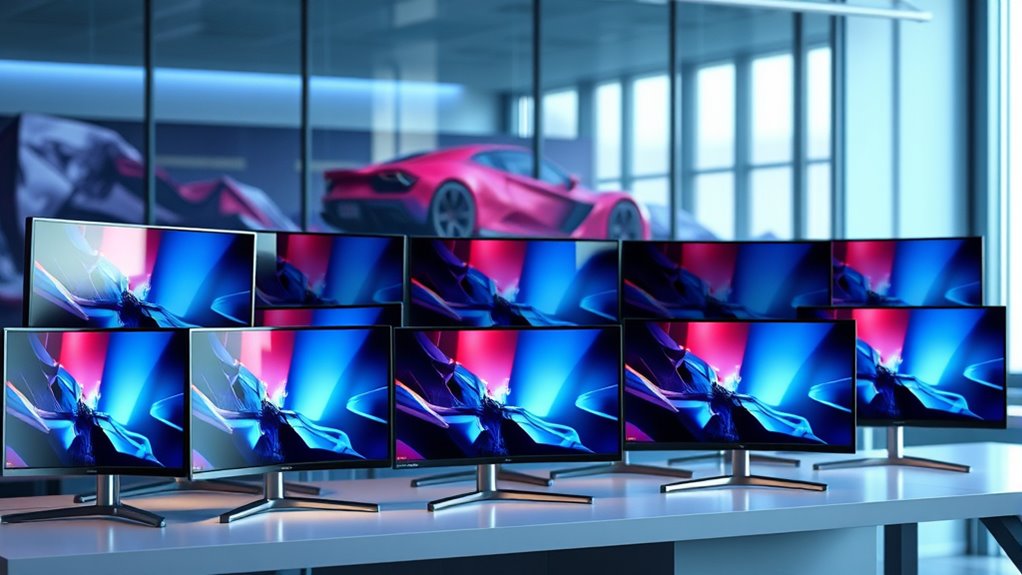 top curved monitors 2025