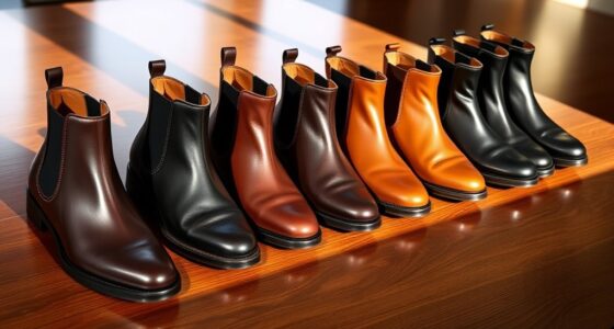 top men s leather chelsea boots