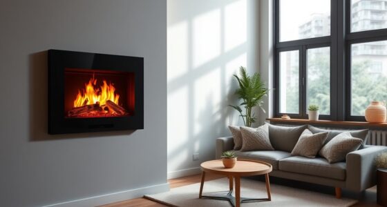 top no vent electric fireplaces