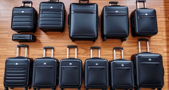 top premium expandable suitcase sets