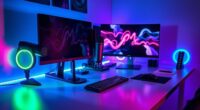 top rgb streaming desk lights