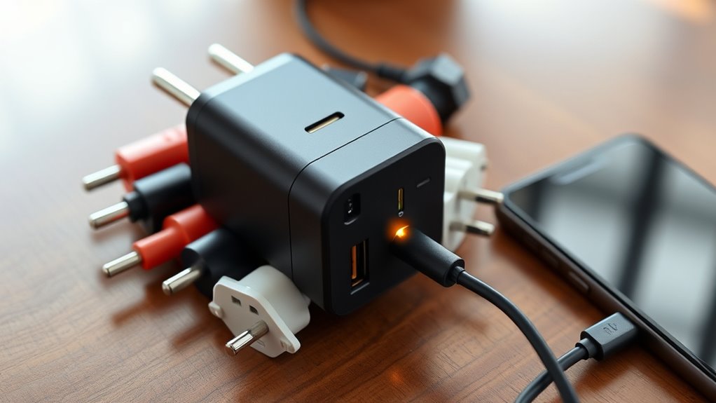 travel adapters with usb c