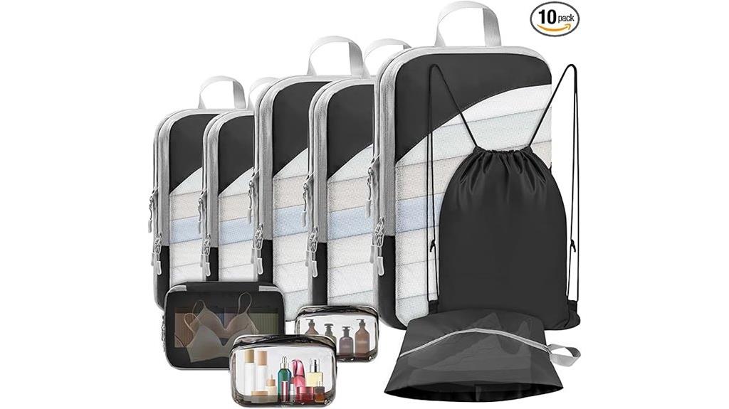 travel clothing compression organizers