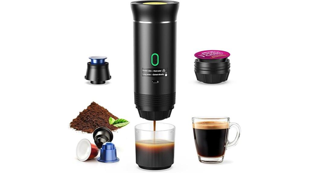 travel friendly espresso maker