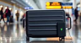travel friendly luggage with charging