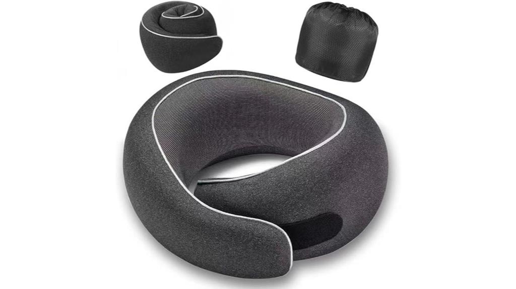 travel memory foam neck pillow