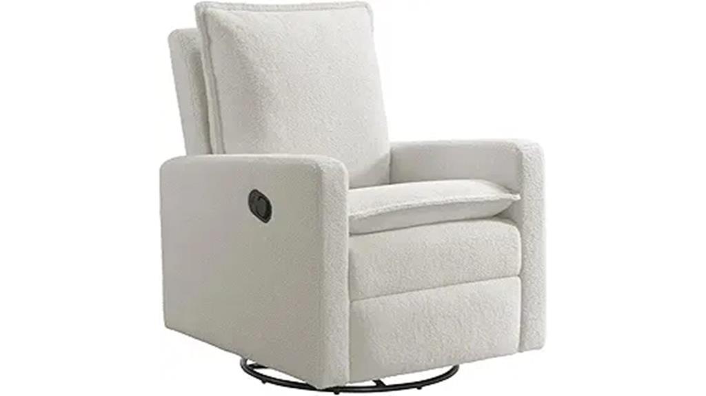 uptown nursery glider recliner
