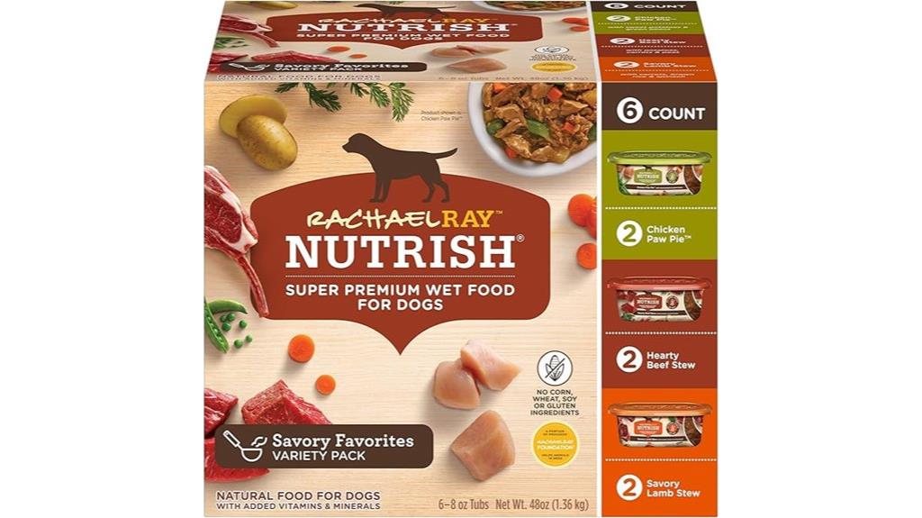 variety pack wet dog food