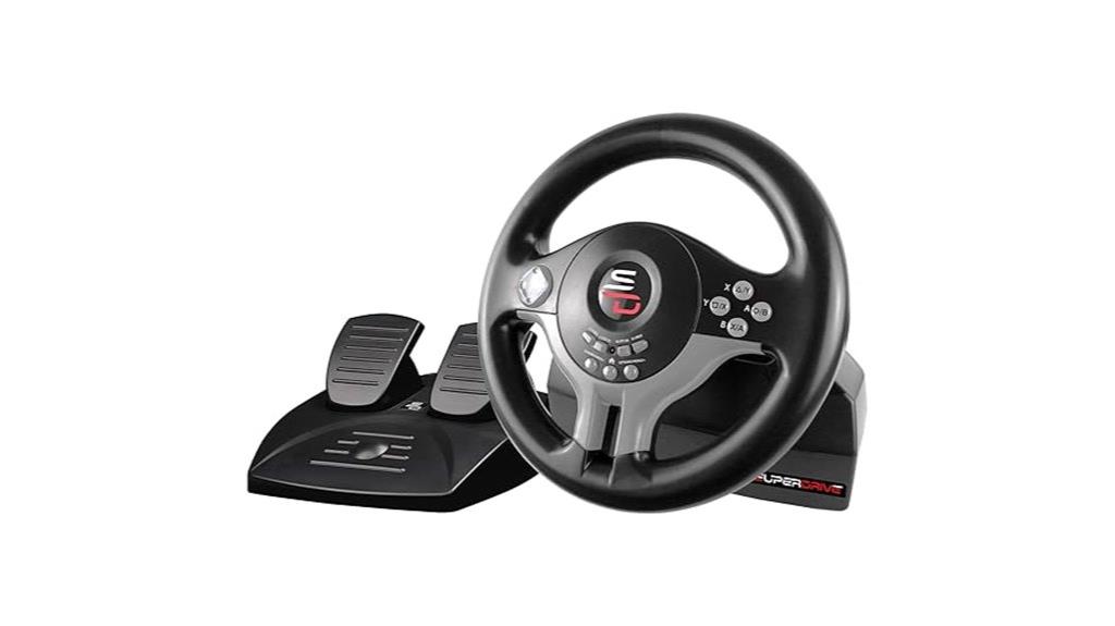 versatile gaming steering wheel