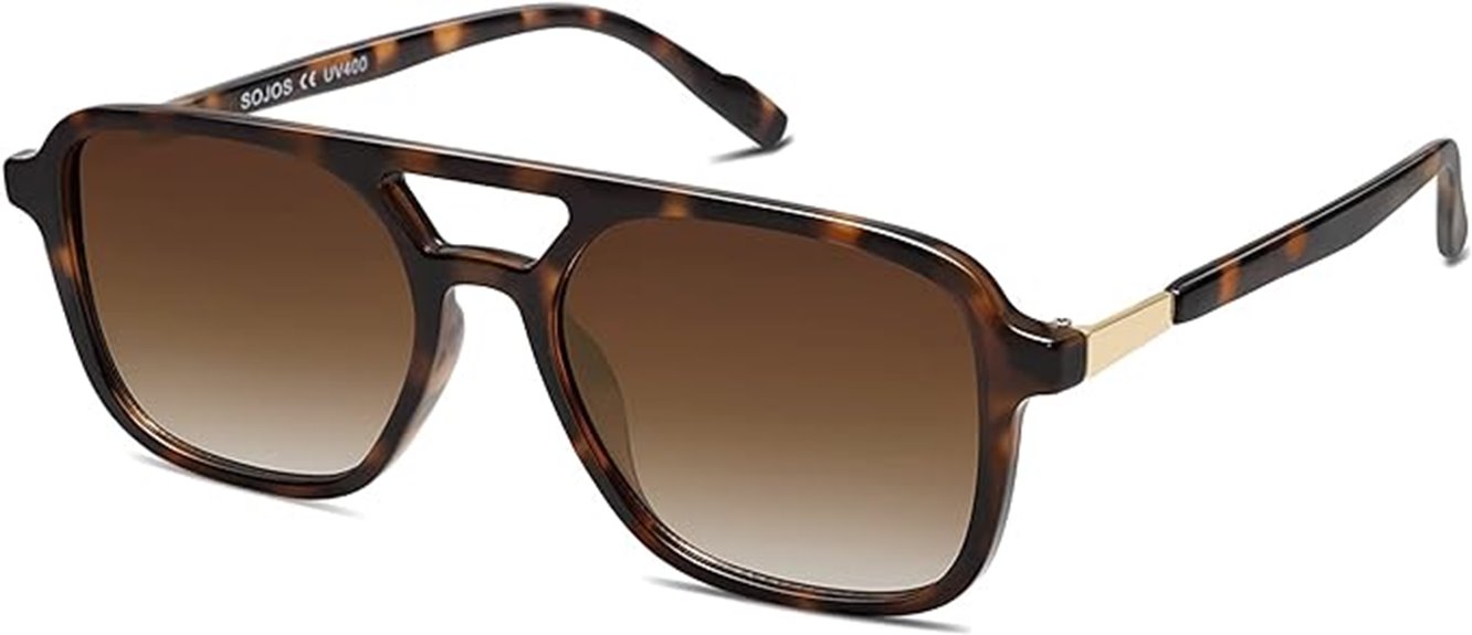 vintage style aviator sunglasses