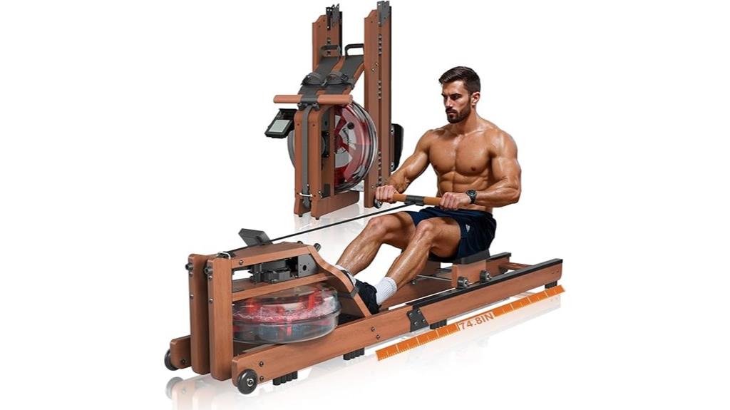 water rowing machine features