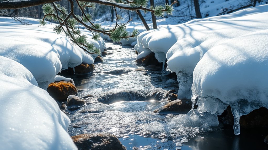 water sources in cold climates