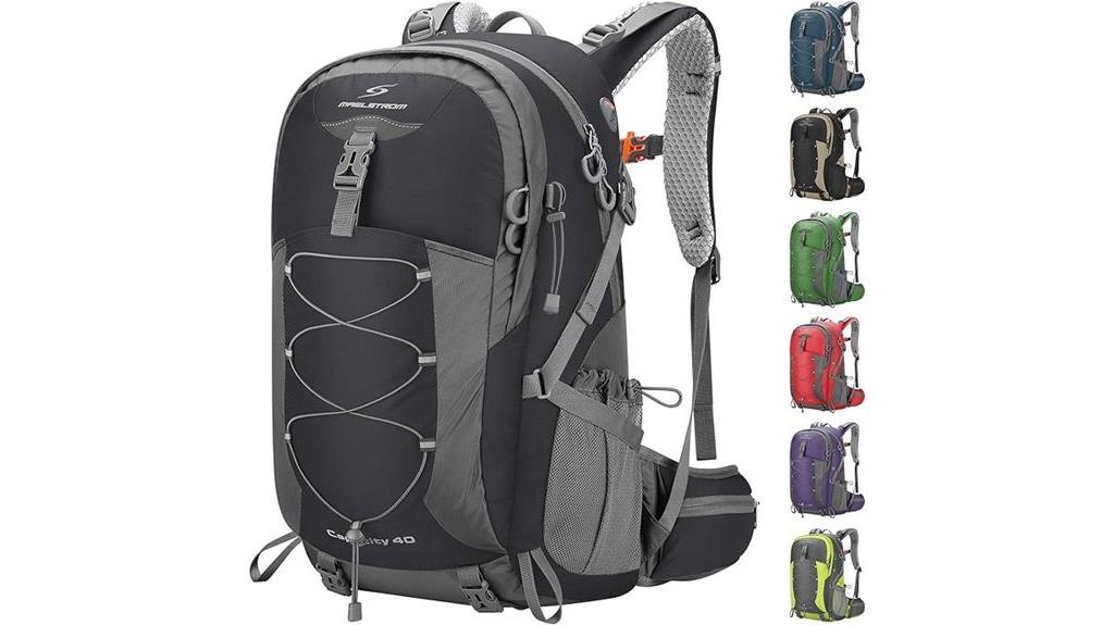 waterproof 40l camping backpack