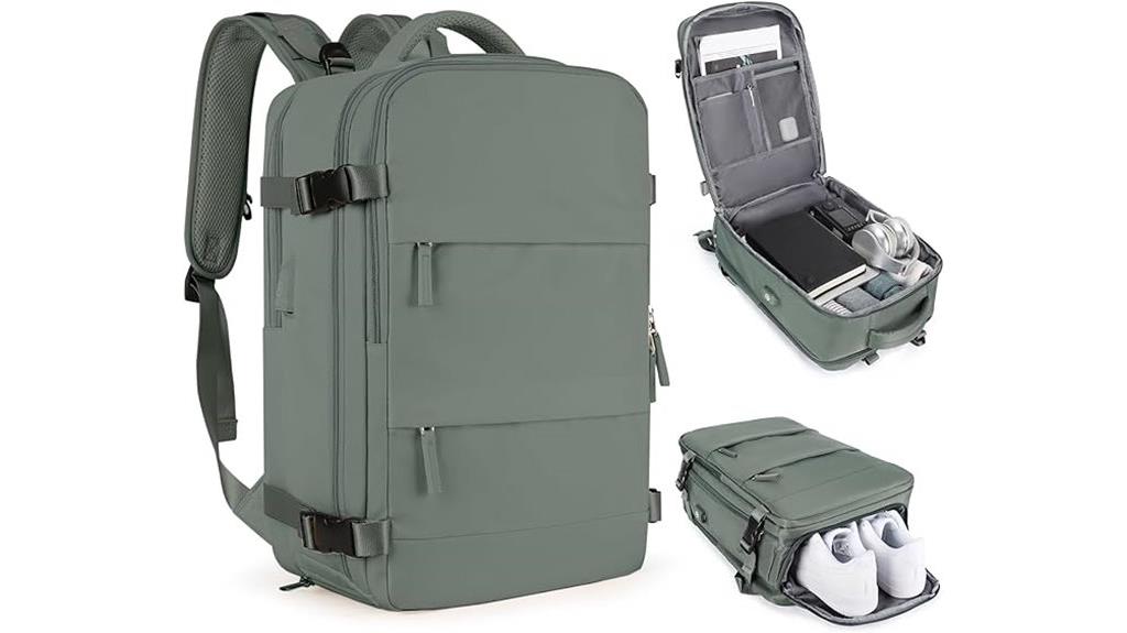 waterproof airline travel backpack